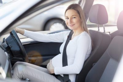 can you travel 8 months pregnant by car