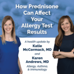 prednisone and allergy results