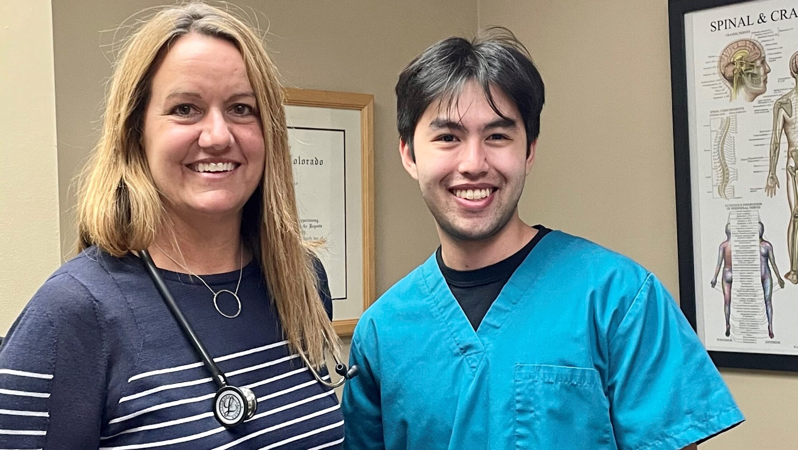 Boulder Medical Center physician and medical assistant